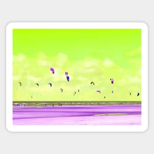 Wide Kite Beach No. 4 Sticker